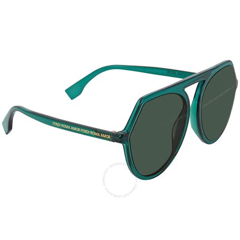 sunglasses green fendi|Fendi unisex sunglasses.